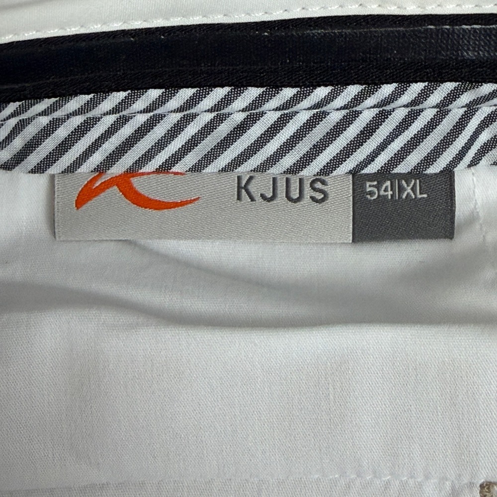 NEW KJUS Ike Pants Mens 54 XL 36x33 Khaki Technical Stretch Golf Trousers Beige - Picture 2 of 14